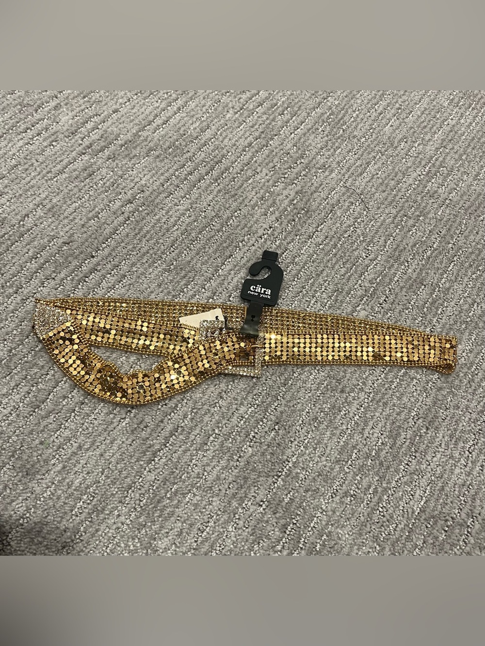 Cara New York vintage Gold Sequin Belt
